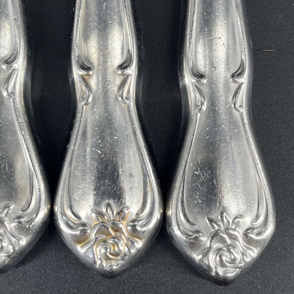 Oneida USA True Arbor Rose Dinner Knives 5 Piece Stainless Flatware - Picture 6 of 11